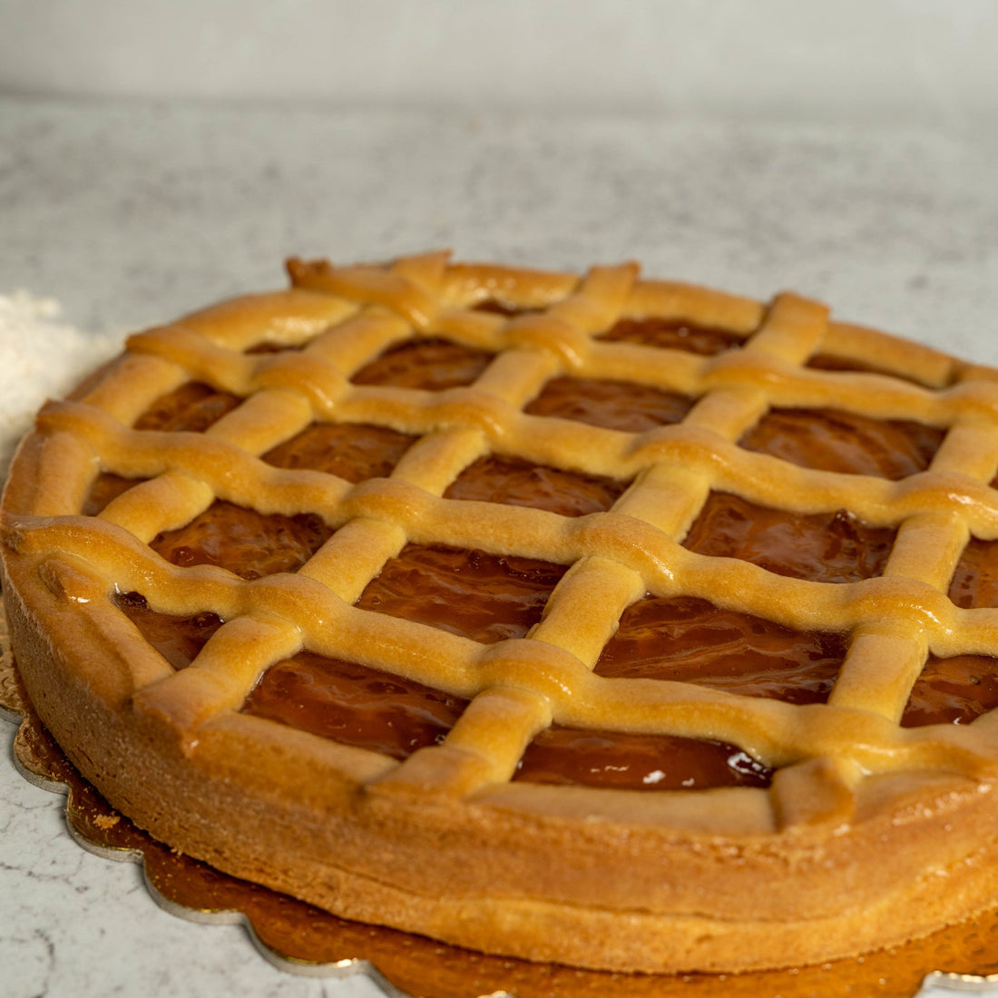 Crostata Albicocca- Ciliegia-Frutti di Bosco 1,2 Kg - La delizia pasticcerie
